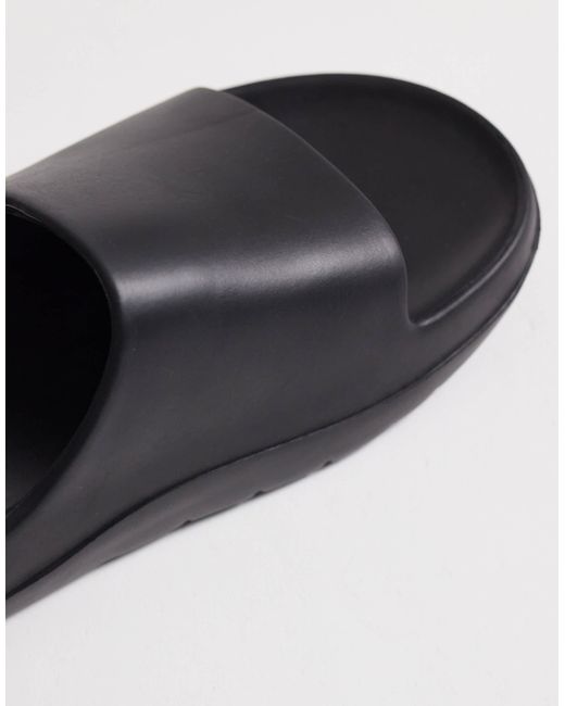 ASOS Black Chunky Sliders for men