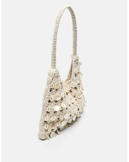Pull&Bear White – schultertasche