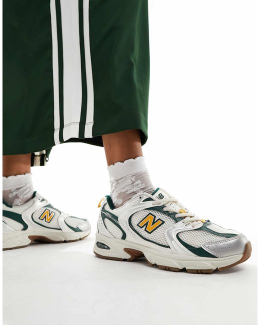 New Balance 530 Collegiate Sneakers in Green | Lyst