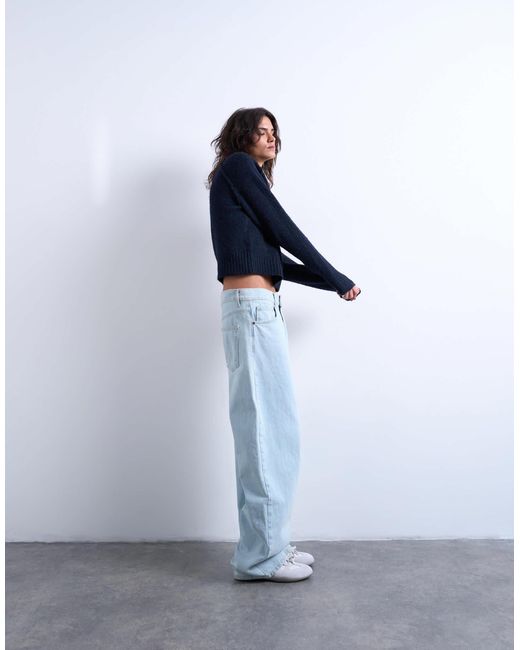 TOPSHOP Blue – strickpullover