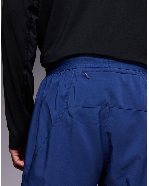 Adidas Originals Blue Adidas Running Essential Shorts for men