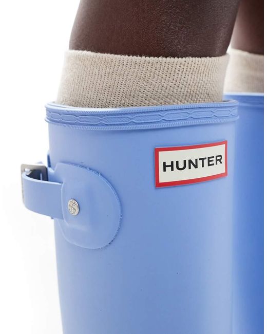 Hunter Blue Original Tall Wellington Boots