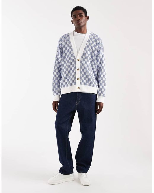 Tommy Hilfiger Blue Relaxed Fit Textured Cardigan for men