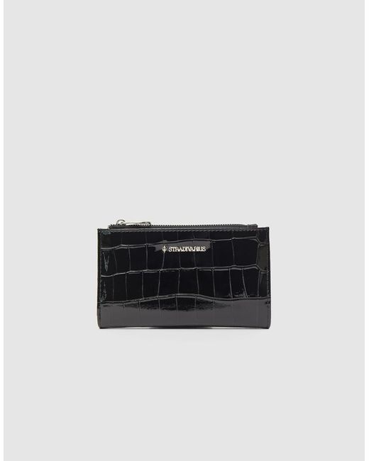 Stradivarius Black Basic Zip-up Purse