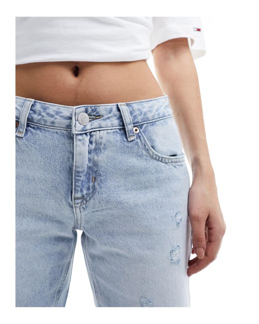 Tommy Hilfiger Blue Sophie Low Waisted Straight Jeans
