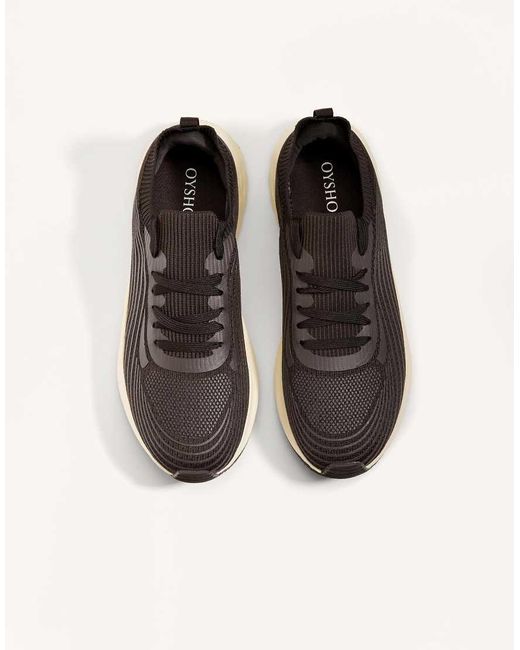 Oysho Brown Multi-Activity Trainers