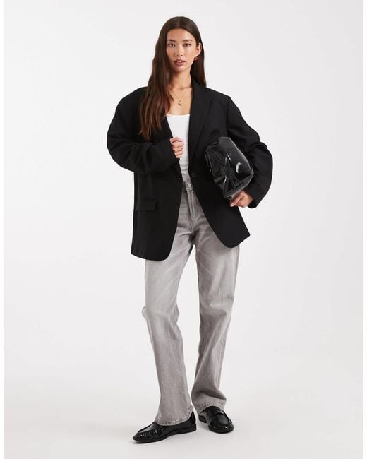 ASOS Black Tailored Oversized Blazer