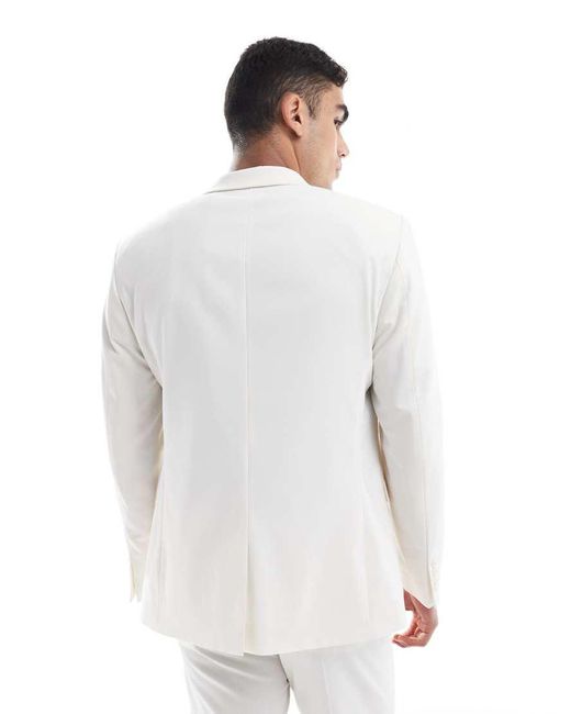 ASOS White Slim Suit Jacket for men
