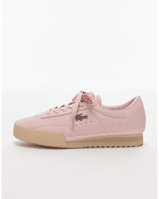 Aura - baskets Lacoste en coloris Pink