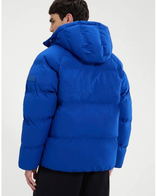 Ellesse Blue Raffaele Padded Jacket for men