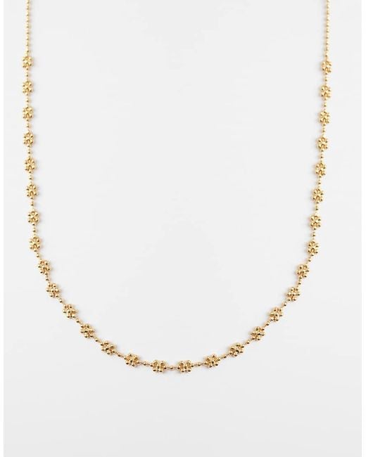 ALDO Natural Bryella Dainty Flower Necklace