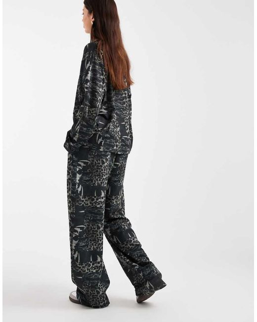 Collusion Multicolor Wide Leg jogger