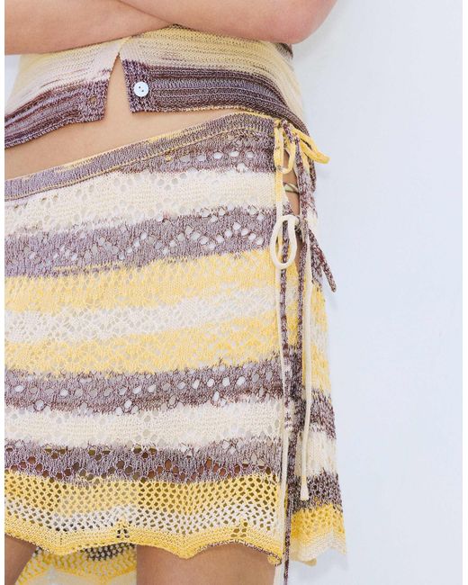 Pull&Bear White – minirock