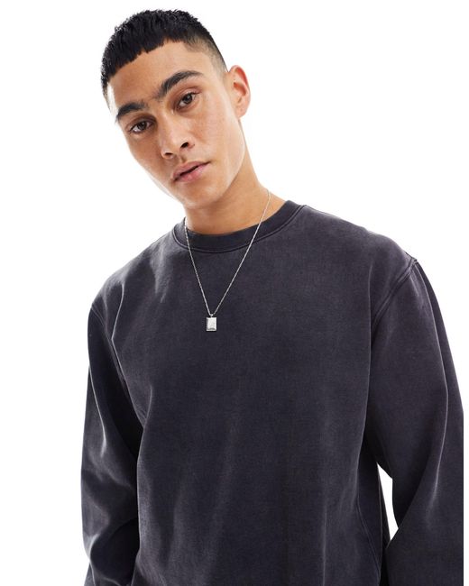 Only & Sons Blue Oversized Sweat for men
