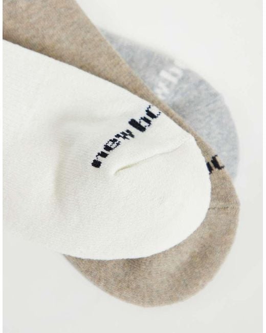 New Balance White Logo Patch Seasonal Crew Socks 3 Pack