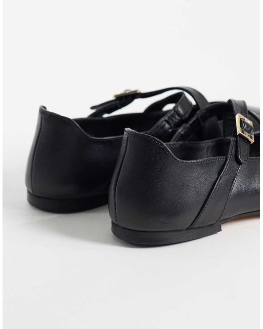 Tommy Hilfiger Black Cross Strap Mary Jane