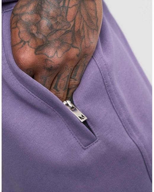 Pantalones Cortos Morado Focus De Multiply Apparel de color Purple