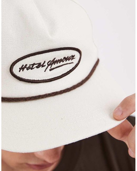 SELECTED Black X Hotel Amour Cap for men