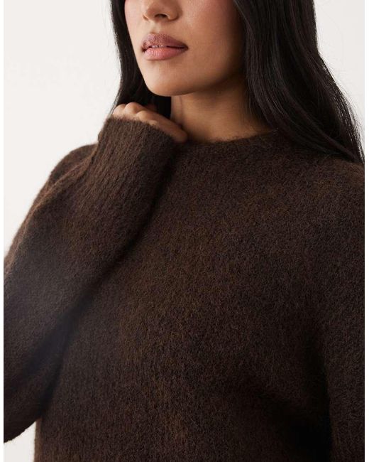 Cotton On Brown Luxe Crew Neck Sweater