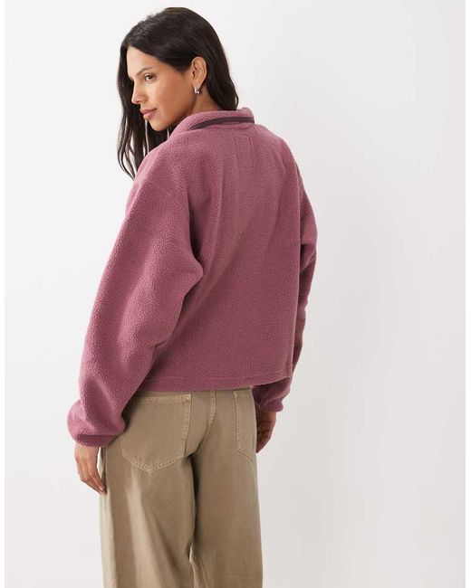 Columbia Multicolor Helvetia Ii Cropped Half Snap Fleece