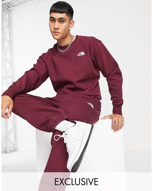 red oversized sweatpants