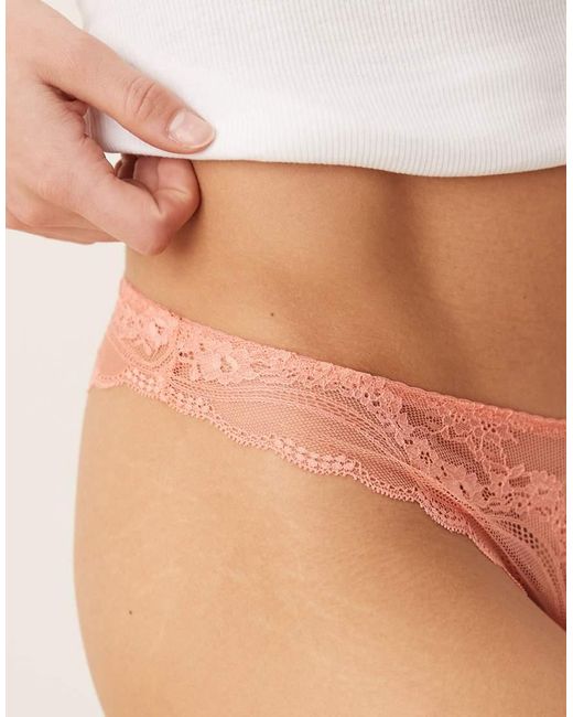 Free People Natural Intimately Fp Spring Fever Lingerie Thong