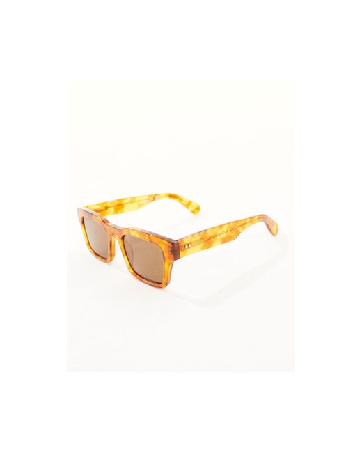 Spitfire Brown Cut Eighty Two Square Sunglasses