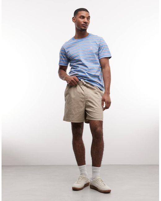 Element Regular-Fit Chinoshorts in het Blue voor heren