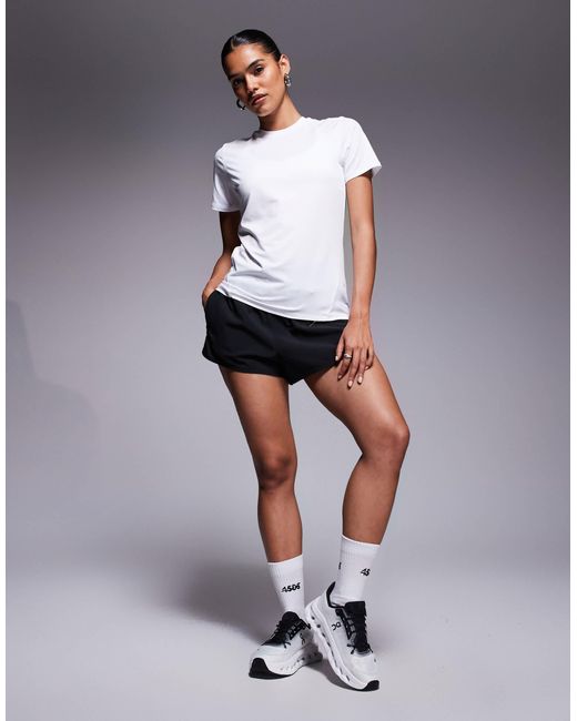 4505 White Icon Active Quick Dry Performance T-shirt