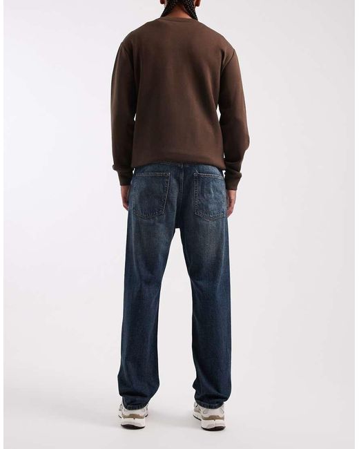 Jack & Jones Blue Chris Straight Jeans for men