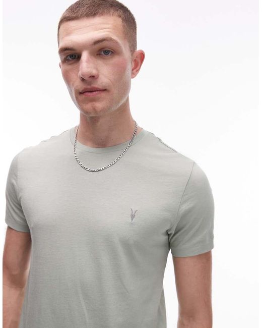 AllSaints Gray Tonic T-shirt for men