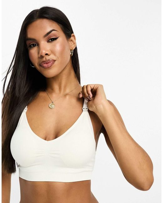 Mama.licious White Mamalicious Maternity Nursing Function Bra