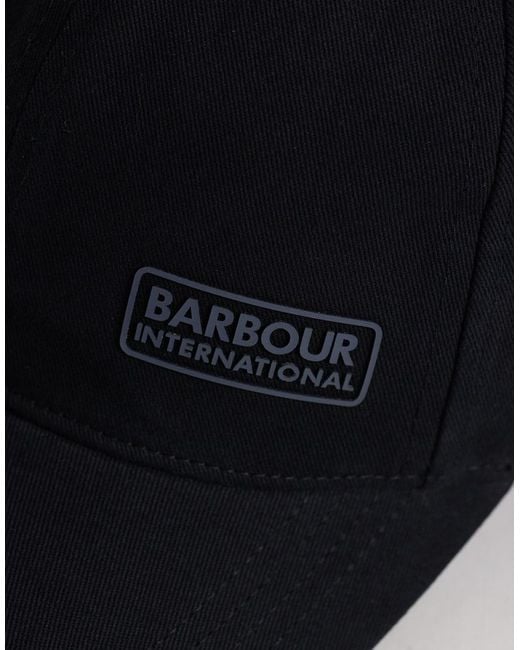 Barbour Blue Norton Drill Logo Sports Cap for men