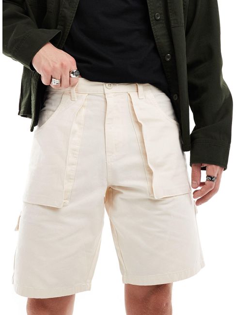 Pantalones cortos color ASOS de hombre de color Black