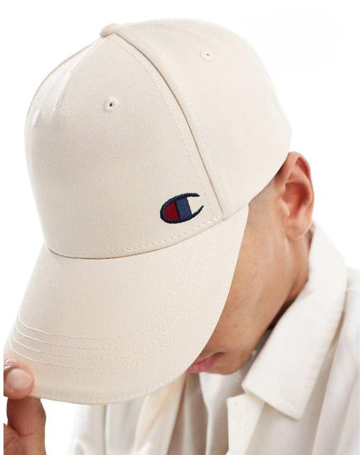 Cappello Con Visiera di Champion in White da Uomo