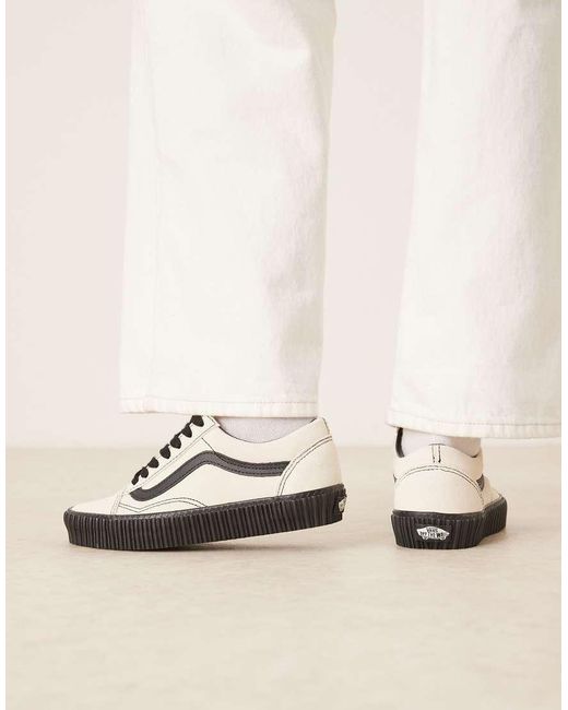 Vans Natural Old Skool Creeper Trainers