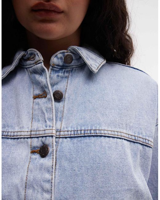 Noisy May Blue Boxy Jacket
