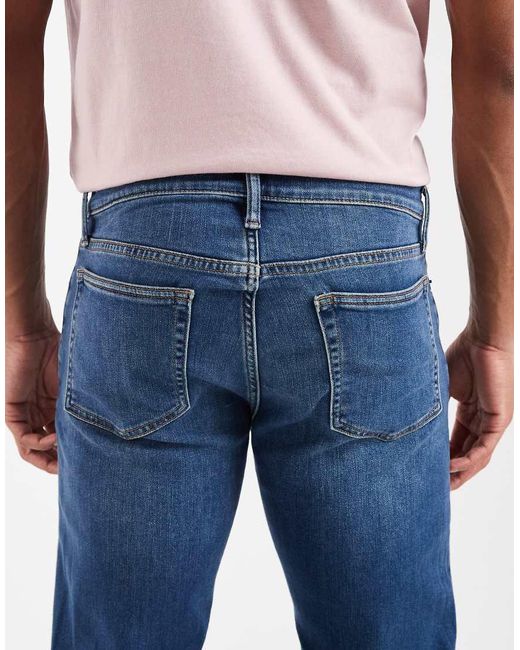 Gap Blue Slim Fit Soft Jeans for men