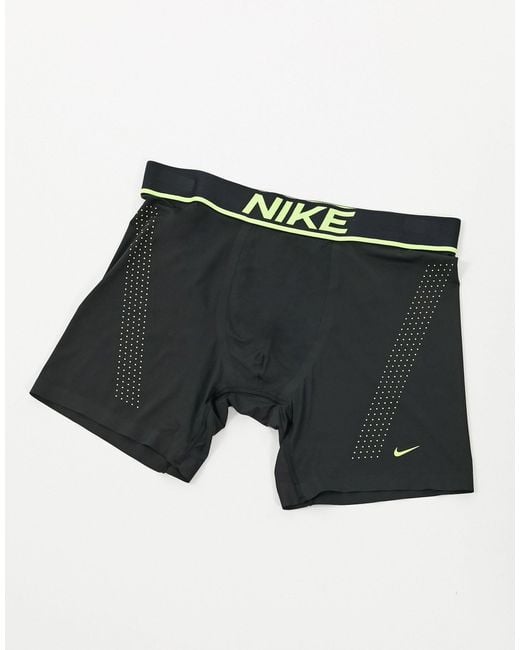 Nike Elite – boxershorts aus mikrofaser in Green für Herren