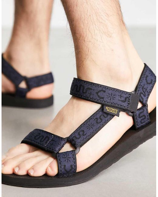 Teva White Universal Original Sandals Bandana Print for men