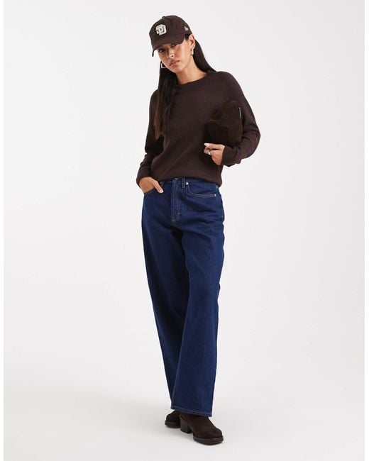 ONLY Blue Crew Neck Jumper