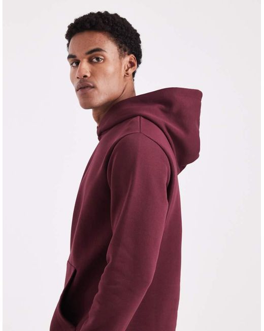 ASOS Red Essentials Hoodie for men