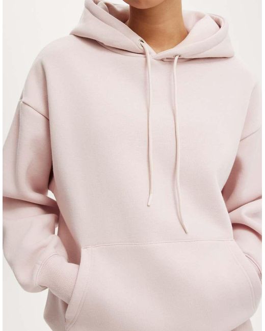 Cotton On Natural Premium Oversized Hoodie