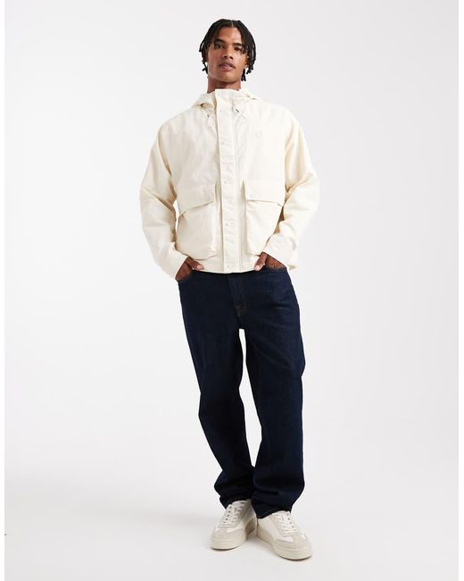 Parka Color Pietra di Fred Perry in White da Uomo