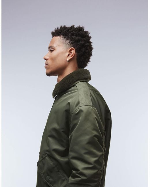 ASOS – bomberjacke in Green für Herren