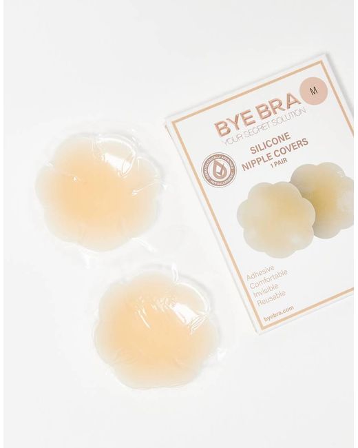 Bye Bra White Silicone Nipple Covers