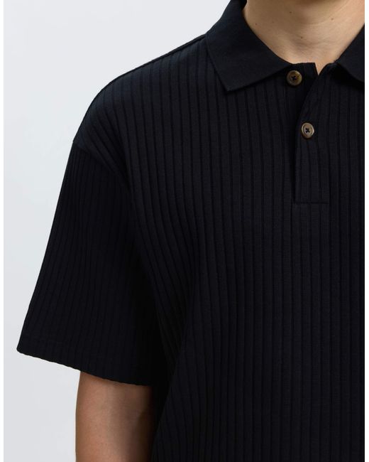 Polo SELECTED pour homme en coloris Blue