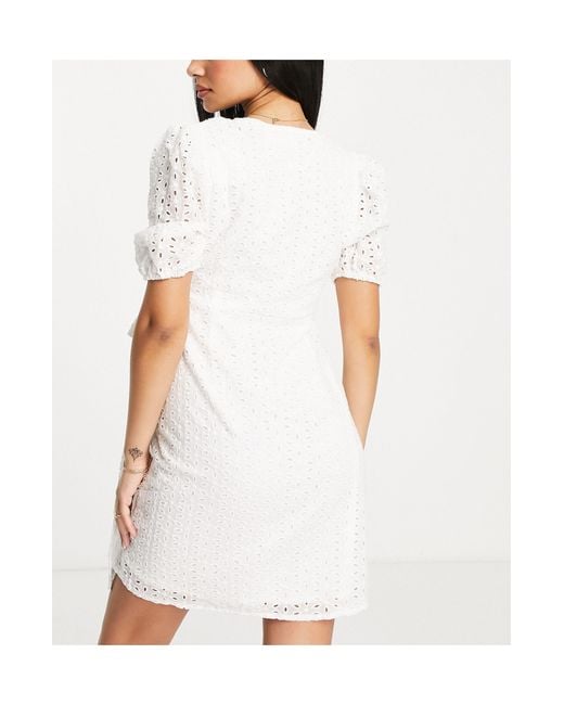 Missguided broderie dress cheap