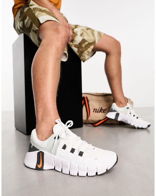 Free metcon 5 - sneakers bianche di Nike in White da Uomo