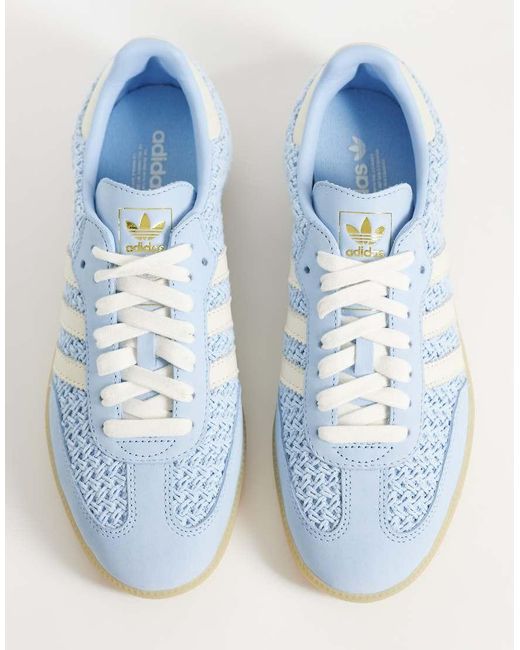Adidas Originals Blue Samba Og Trainers for men